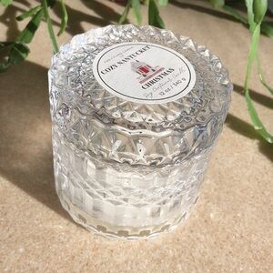 Fog + Flame Candle  Company Used  Clear Glass Candle and Cover